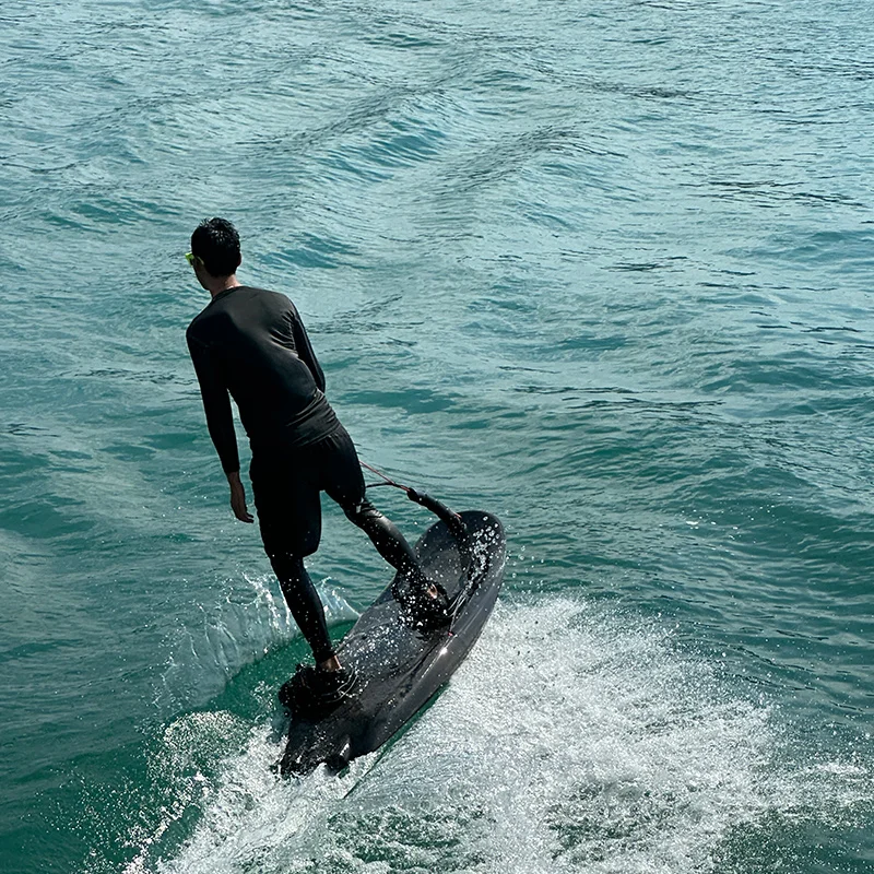 RUSH WAVE Professional High-speed Electric Power Surfboard Intelligent Standing Jet Motorboat Speed-up Pedal Water Craft