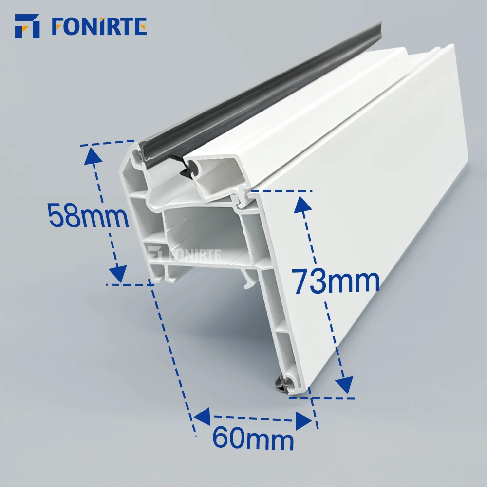 Pvc Profile Manufacturer Direct Factory Price Window Use Hot sell Middle East Pvc Profile Plastic Upvc Profile