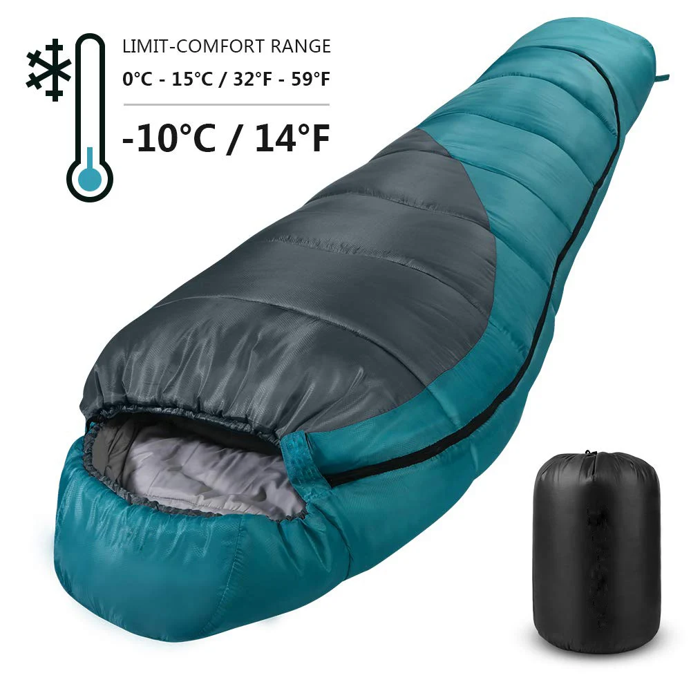 Ultralight Sleeping Bag Winter Outdoor Camping Duck Down Sleeping Bag for Adults