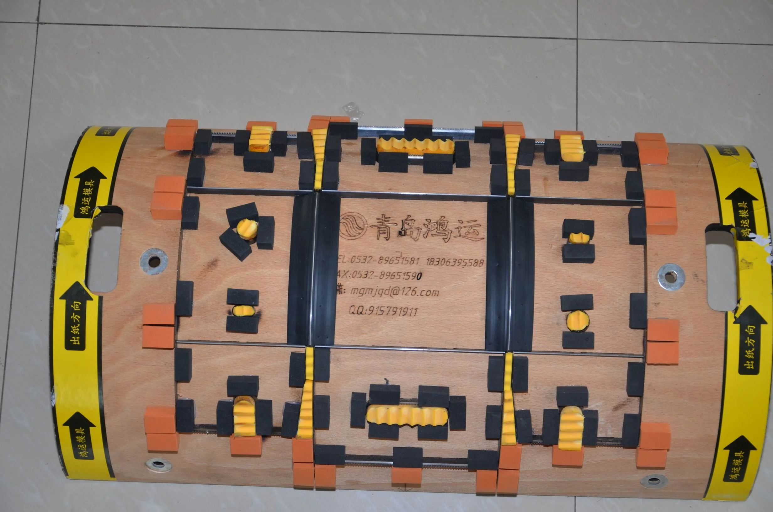 curved plywood Rotary Die board