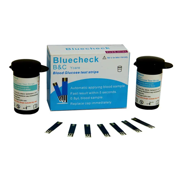 Glucometer Check Blue Select Blood Glucose Test Strips