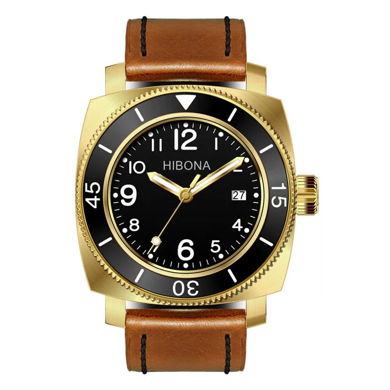 44mm Luxury Brand Watch Waterproof Brand Multi Function Mechanical Automatic Wrist Men Watch 2024