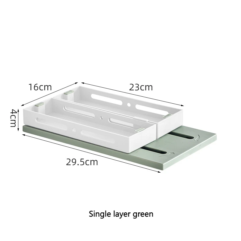 Multi-Function Cupboard wall mounted shelf rotating spice bottle rack expendable pull down Rotating spcie rack organizer