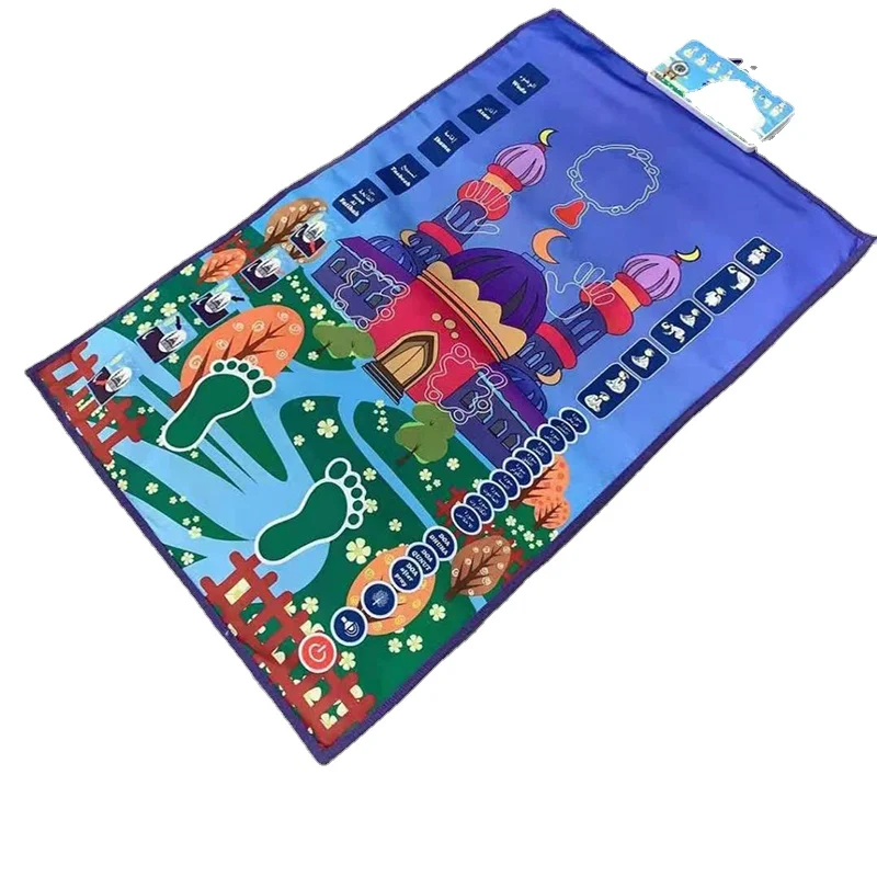 hot sell muslim Reversible Baby Play Mat Double-Sided Crawling Mat Foldable Waterproof Portable best gift design electronic mos