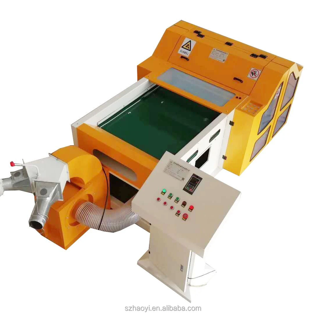 fiber opening  carding machine combined