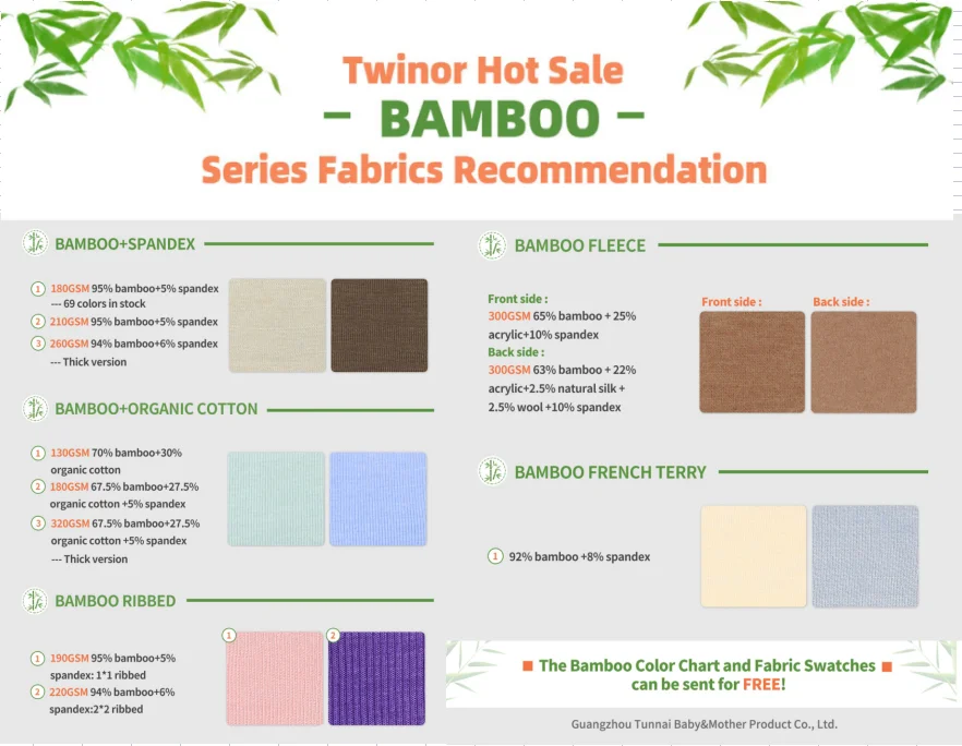 custom high quality baby boys girls long sleeve baby bamboo pajamas dual zipper