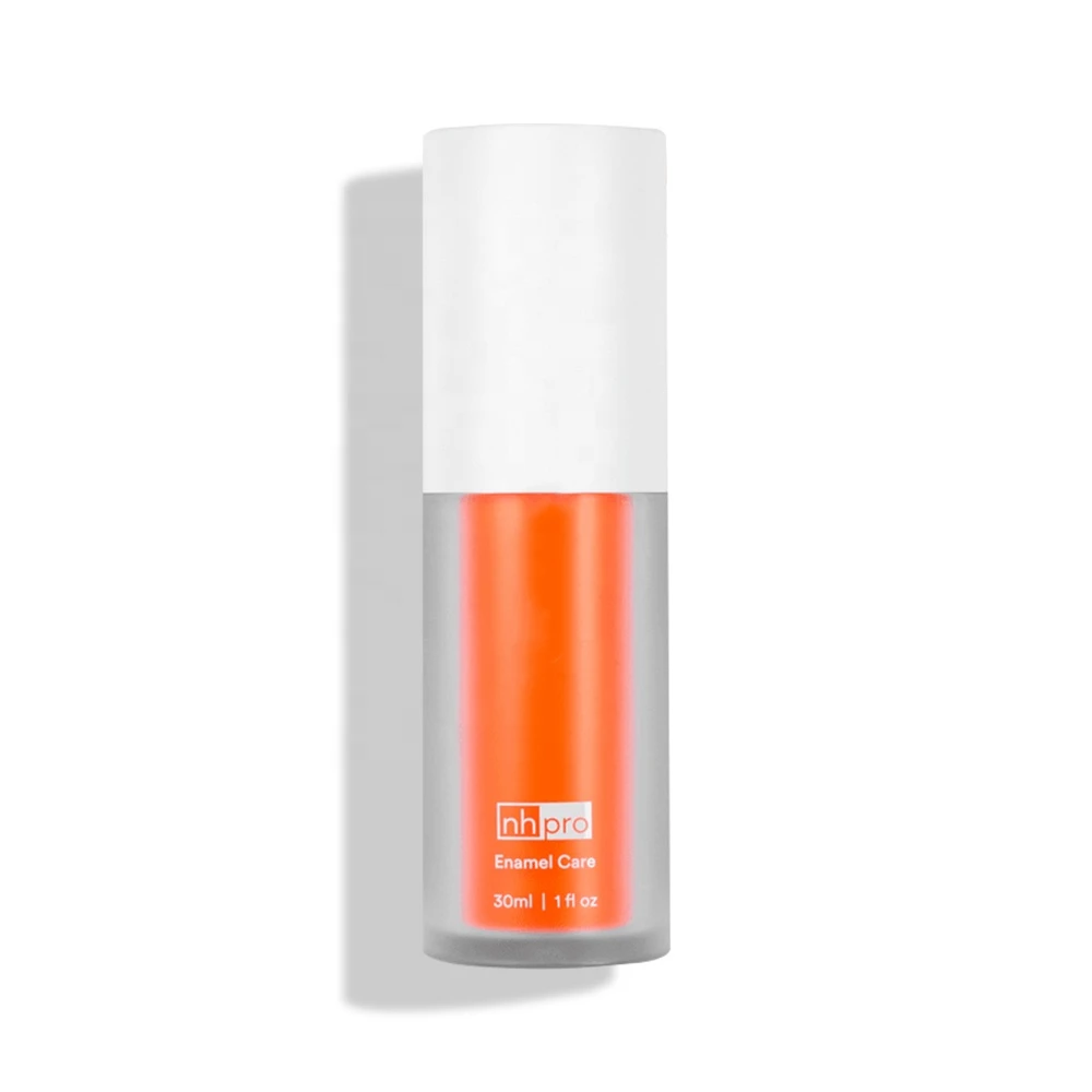 Whitening Teeth Product Enamel Care Toothpaste For Sensitive Teeth Orange Pump Bottle Toothpaste For Travel