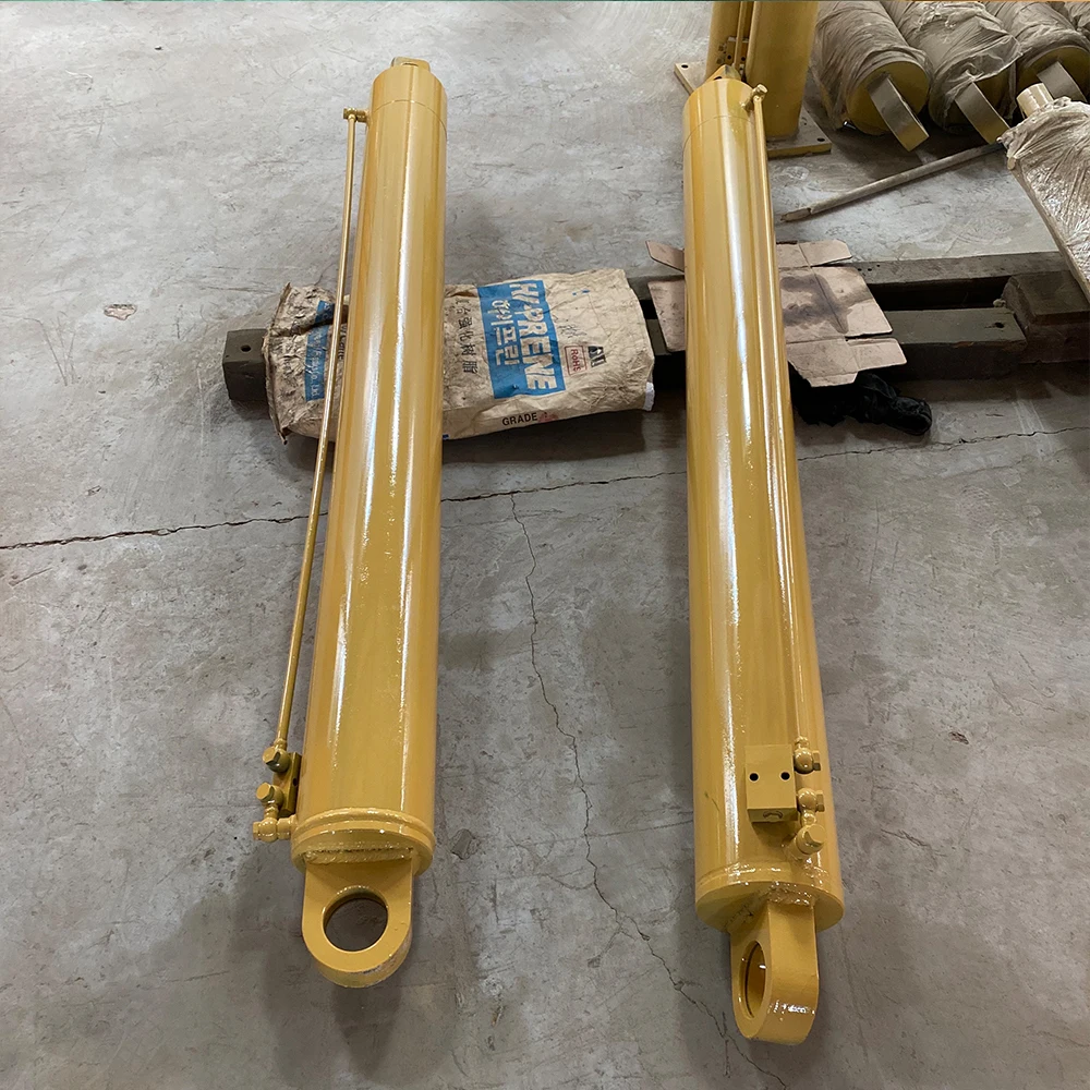 Arm Cylinder 2-12 Ton Double Acting Flange Type Hydraulic Cylinder Long Stroke Hydraulic Piston Cylinder Rod Excavator Arm