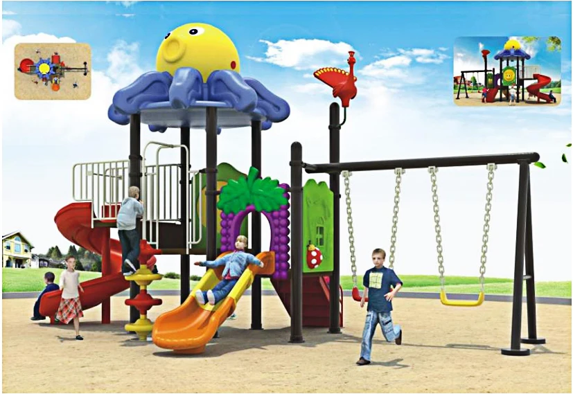 New Coming  Kindergarten Children Big Outdoor Playground Manufacturer For Sale