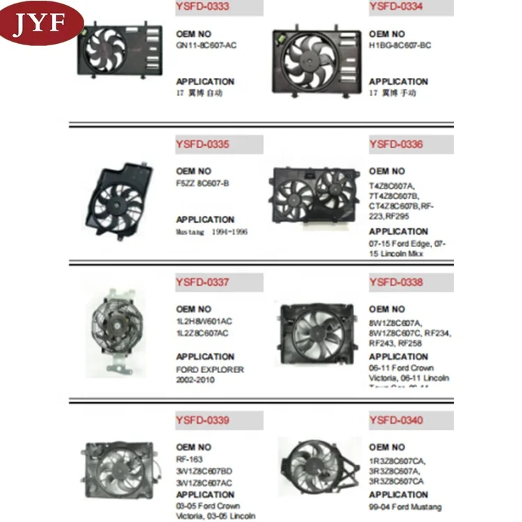 Kebo Automotive Parts Factory High Quality Car Radiator Cooling Fan for Hyundai Accent CRDI OEM 25380-1R350 253801R3000