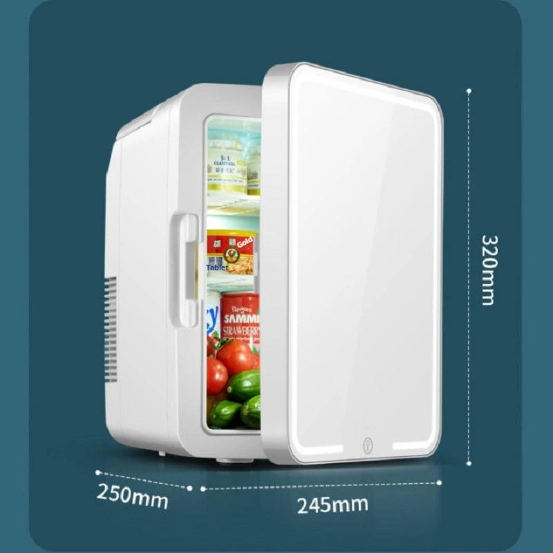Wholesale 12L Portable Cosmetics fridge Mini fridge with intelligent digital display and temperature control