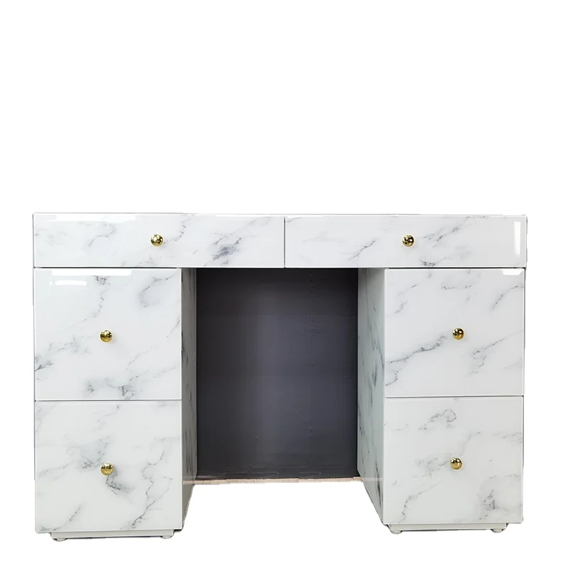 
Marble glass Table Mirror Set Makeup Dresser luxury Furniture mail order Packing Room Modern mirror furniture SEDEX Factory 
