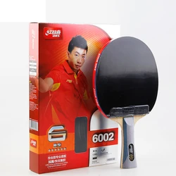DHS 6002 Offensive Advanced Table Tennis Racket Loop Quick Attack Rubber Professional Table Tennis Racket