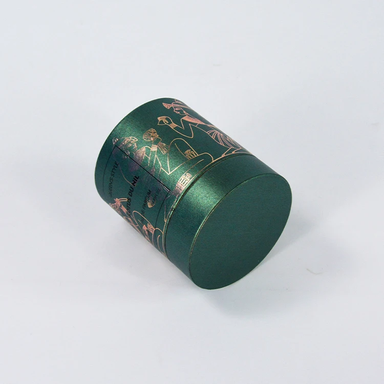 wholesale custom logo empty cylinder tube Germany market perfume skin care cream sample cardboard paper packaging box