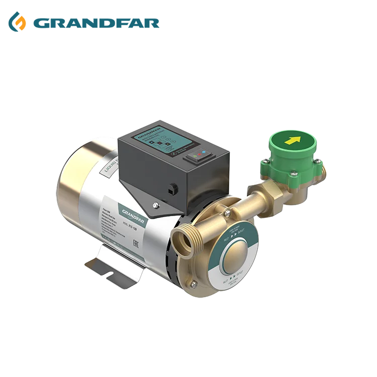 GRANDFAR vfd for home bathroom circulator booster water pump 220V household mini hot water pump stainless steel booster pump