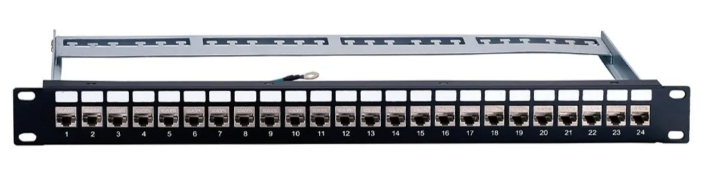 Патч-панель 24 порта cat5e cat6