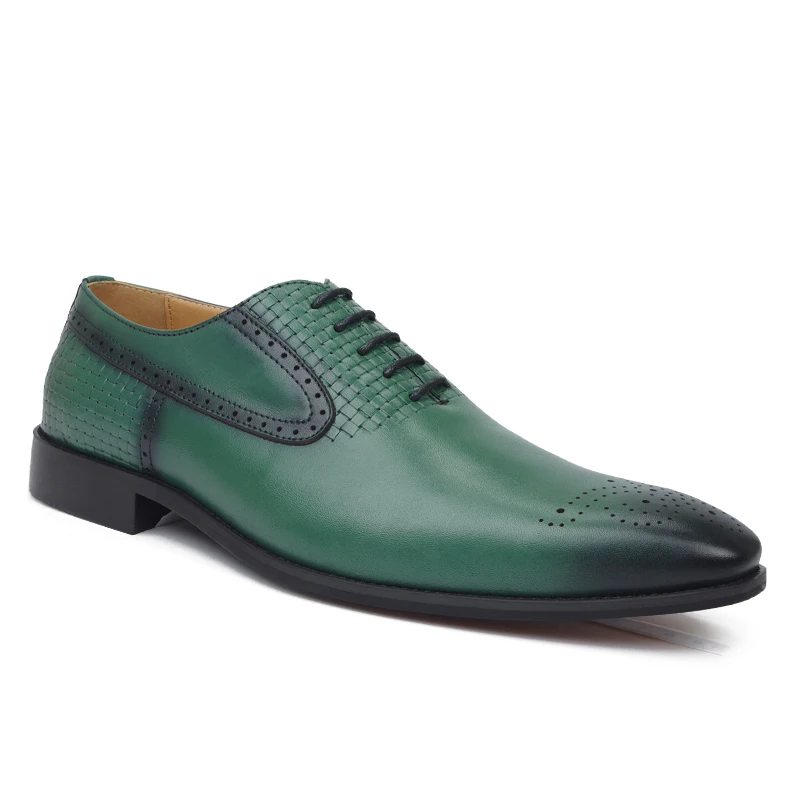 Броги с острым носком на заказ, стильные и легкие прогулочные туфли, свадебная обувь, деловые мужские деловые кожаные туфли, Лидер продаж