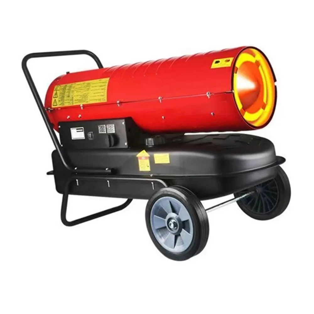 50kw Greenhouse Poultry Brooding Equipment With Smart Diesel Air Heater Industrial Kerosene Oil Fan Heater