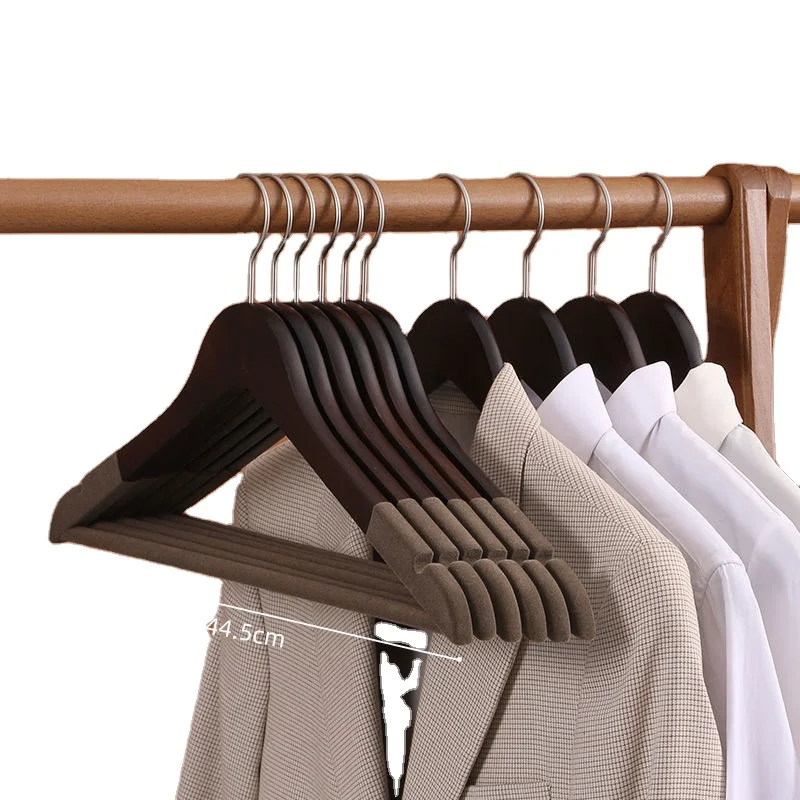 Customized Logo Natural Wooden Hangers High Quality Wooden Hangers for Clothes
