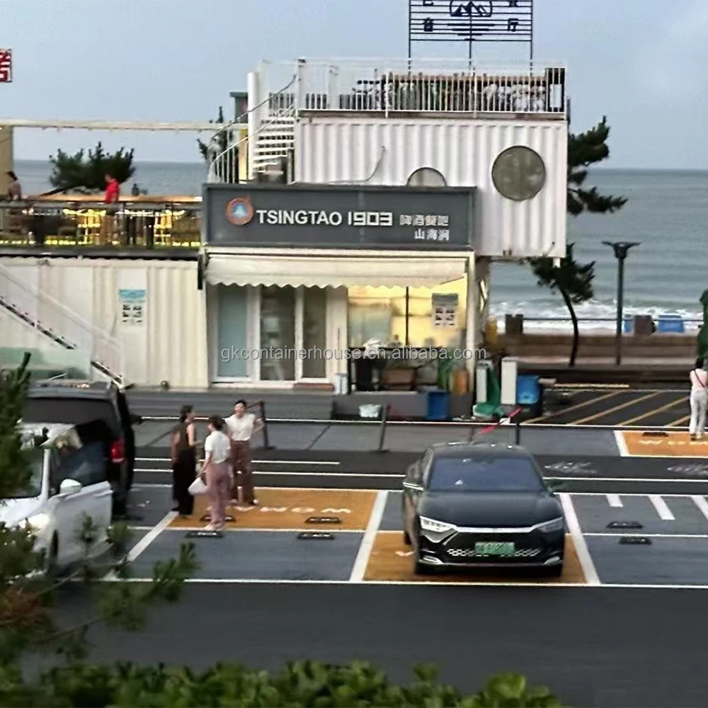 Two-Story Flatpack Modular Container House 2 Bedroom Tiny Home With Bathroom Prefab For Apartment Or Shop Use