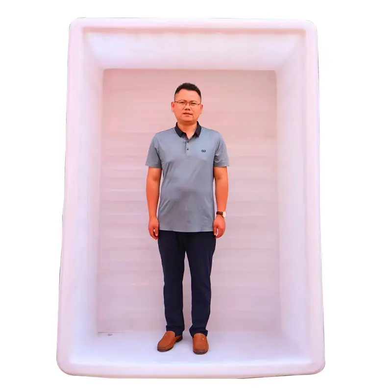 Wholesale Large 200L HDPE Solid Turnover Box Long full size plastic storage boxes