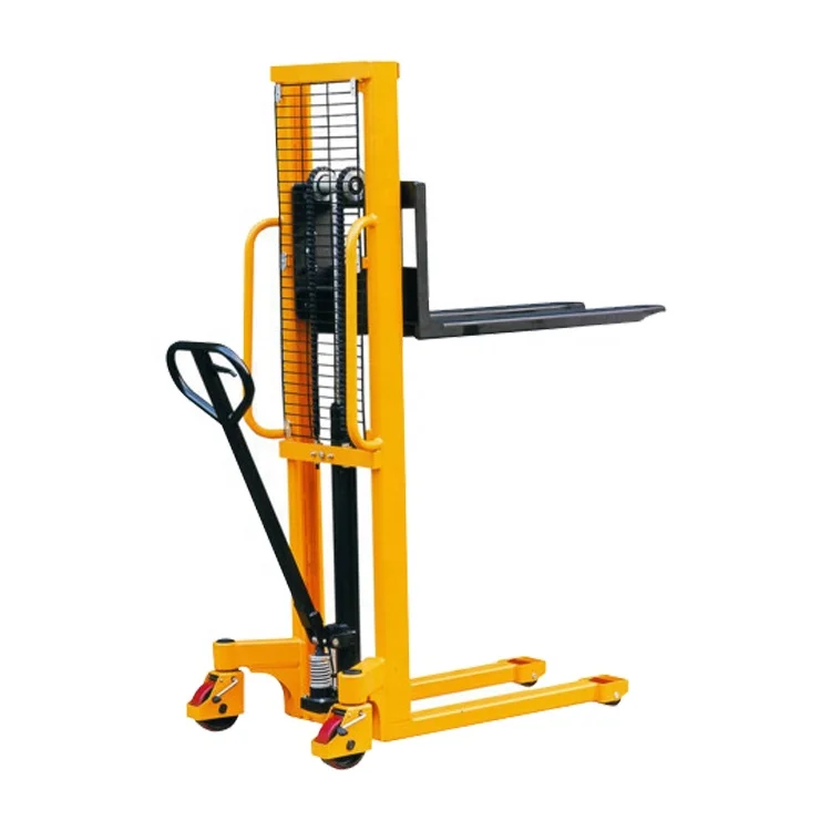 Chinese brand Manual hydraulic forklift trucks portable hydraulic lift pallet stacker