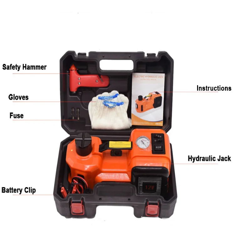 Hot Sale Portable 12V DC 5T Multi-Function Electric Hydraulic Jack Off-Road Vehicles Universal