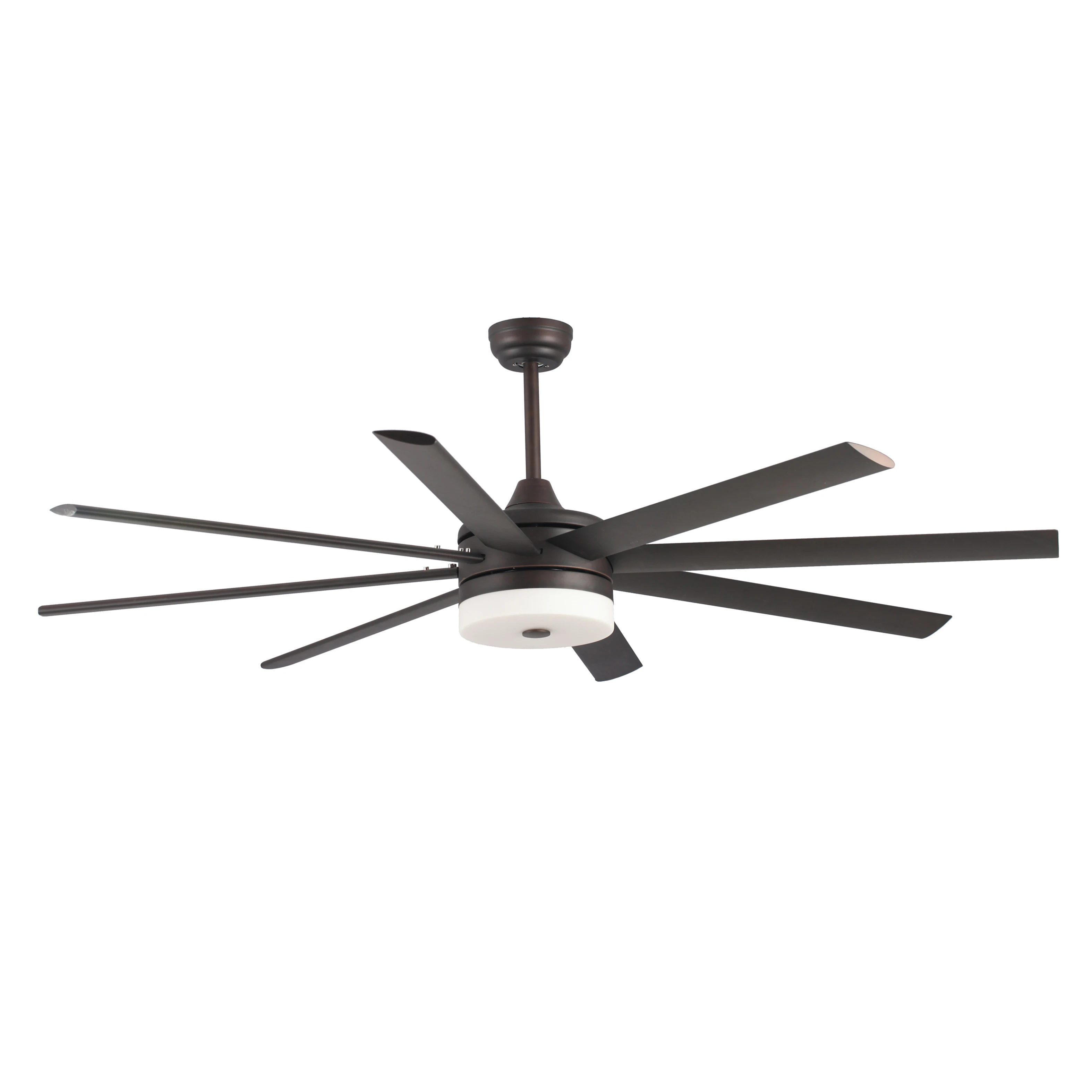 70/100 дюймов, большой размер, Удивительный Огромный новый дизайн, алюминиевый лопастной двигатель постоянного тока, потолочный вентилятор с подсветкой