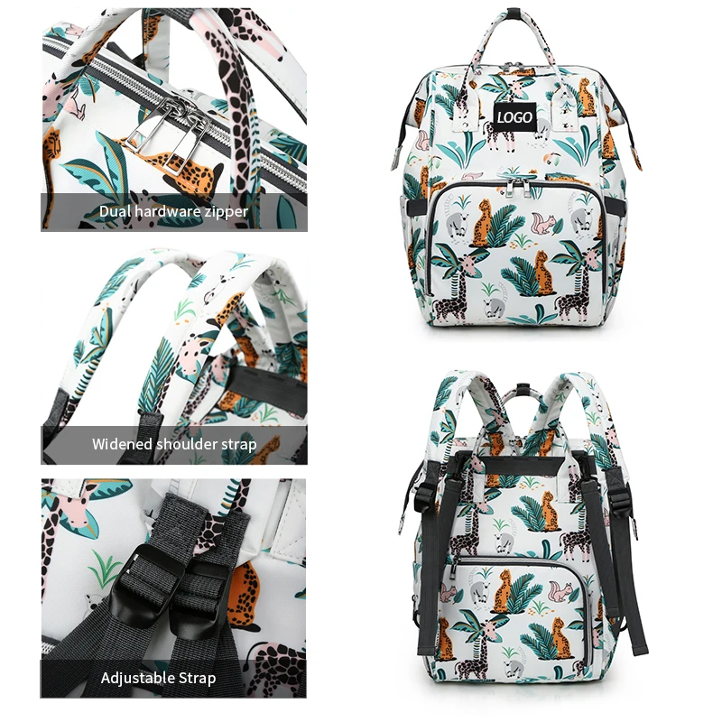 Fashion waterproof baby camouflage backpack travel  folding crib baby bags for mothers diaper bags portable baby bed mummy bag