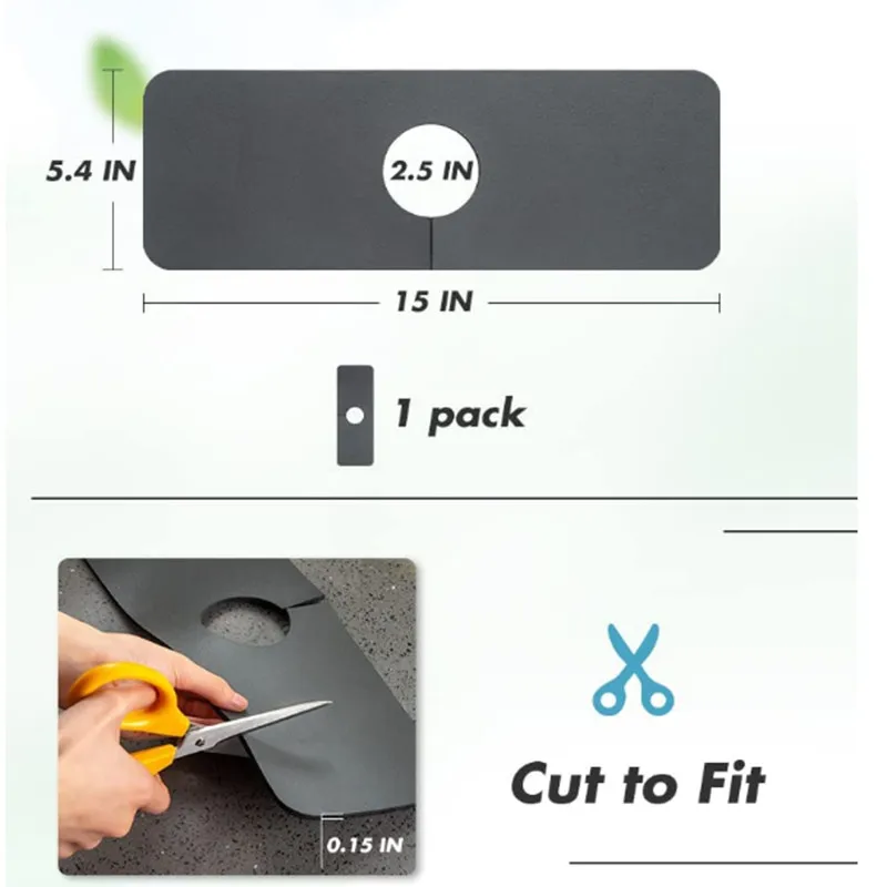 2023 coming new trending product China Wholesale Kitchen Silicone Faucet Absorbent Mat Sink Splash Guard