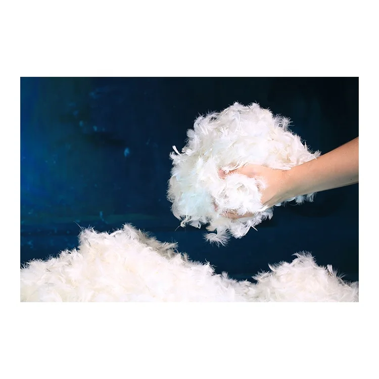 Wholesale manufacturer soft and comfortable sofa  filling material 4-6cm white goose feather pillow