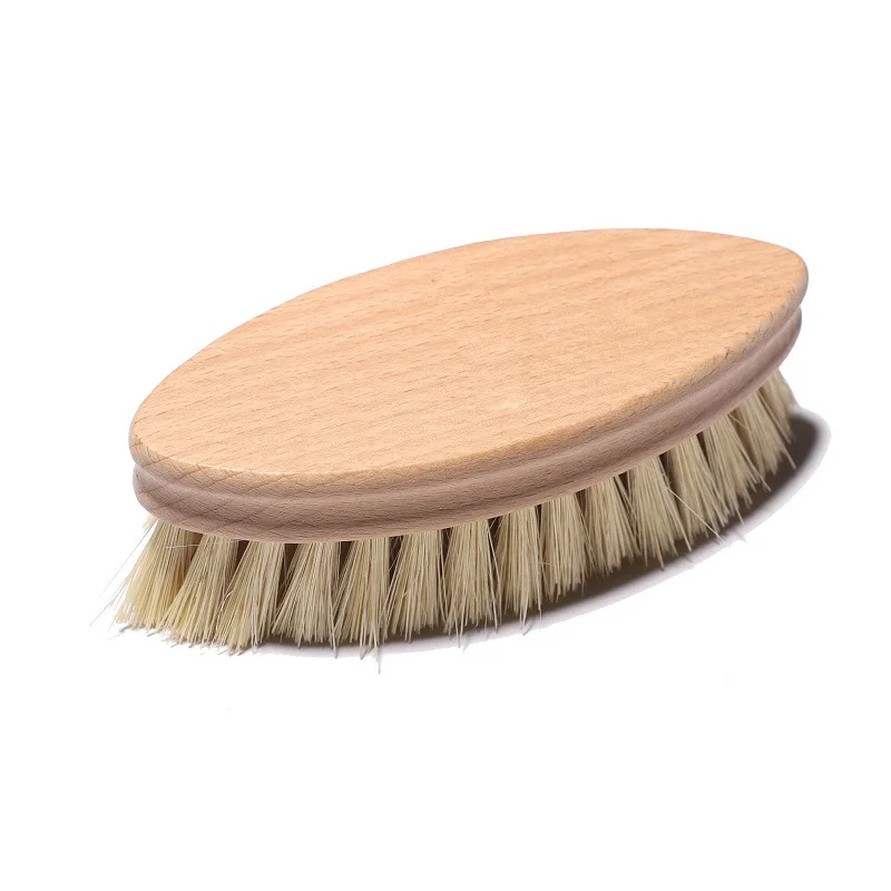 Natural Vegetable Fruit Brushes Wooden Cleaning Brush