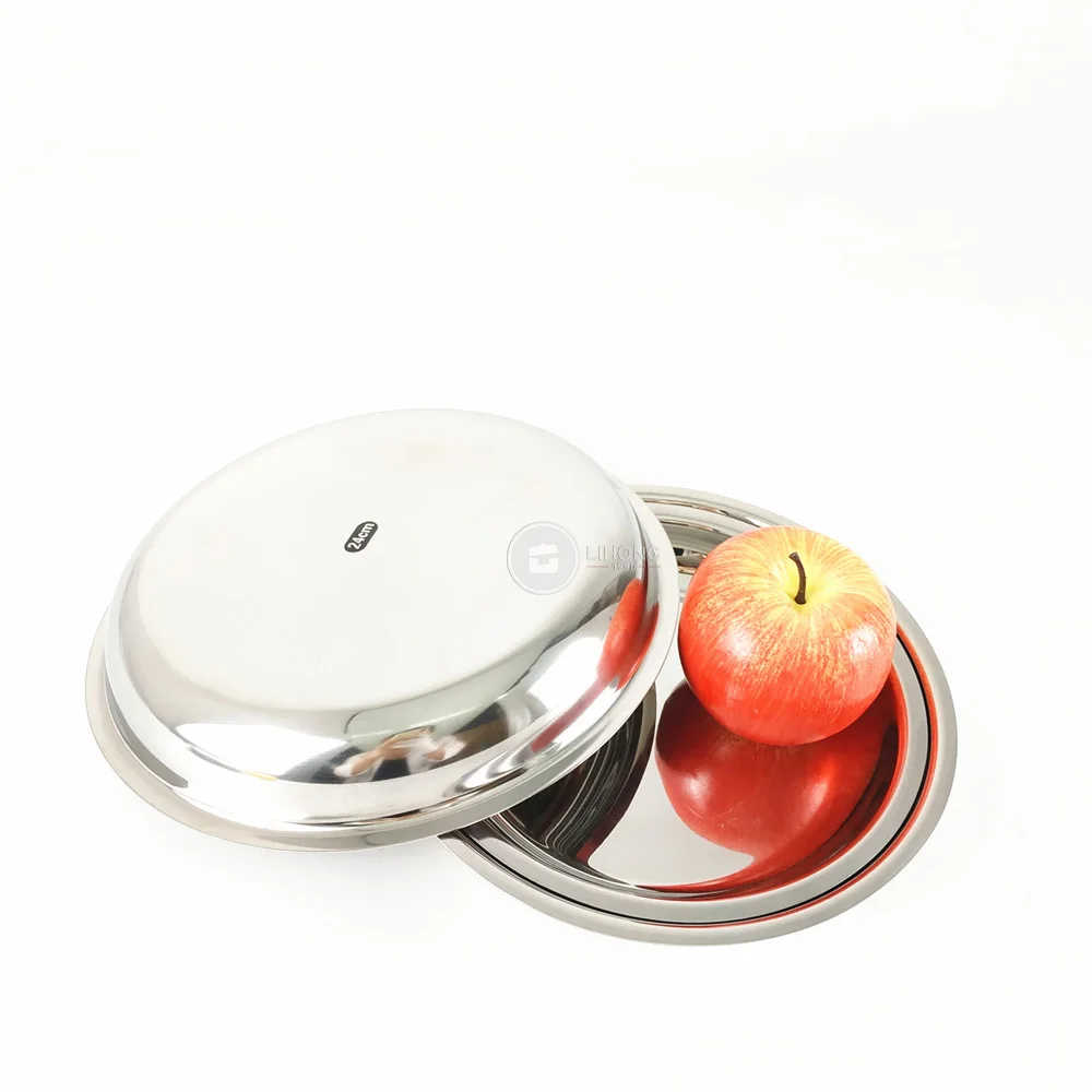 Baming Mirror Surface Charger Plates Dinner Wedding Western Restaurant Decoration