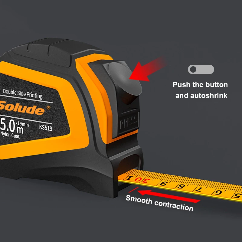 Measure Tape 3m 5m 7.5m 10m Professional Long Metal Heavy Duty Retractable Tape Measure