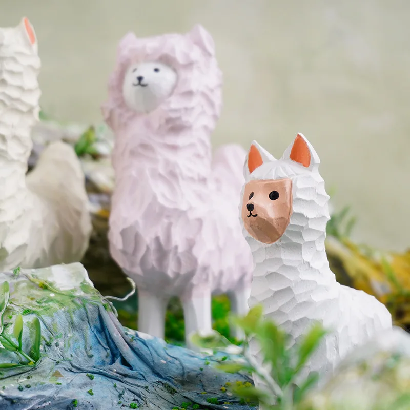 Деревянные игрушки для детей 4 лет прыжков на улице детская деревянная игрушка овец ручная роспись фигурки животных