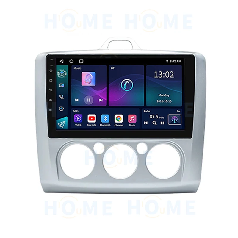 Автомагнитола на Android 10 для Ford Focus 2 3 Mk2 Mk3 2004 2005 - 2011 мультимедийный плеер навигация GPS 2Din Carplay