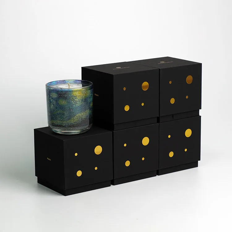 Custom Luxury LED Essential Oil Scented Soy Wax Candles Home Fragrance Decor Glass Jar Gift Customizable Home Decorative Item