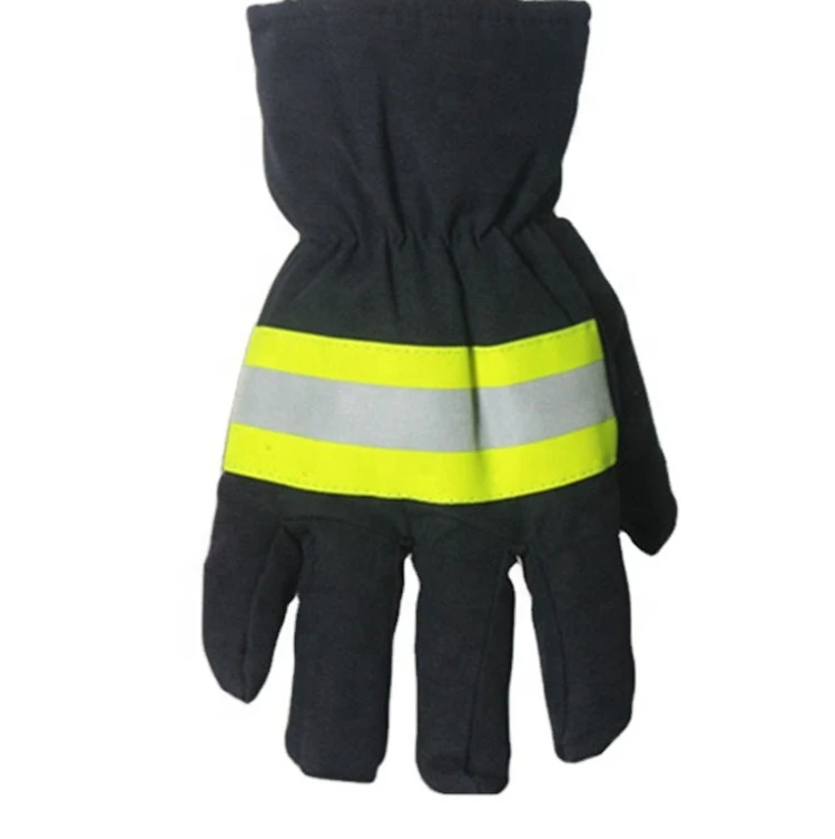 Personal Care Fire Resistant Nylon High Temperature Work Fire Fighter Gloves