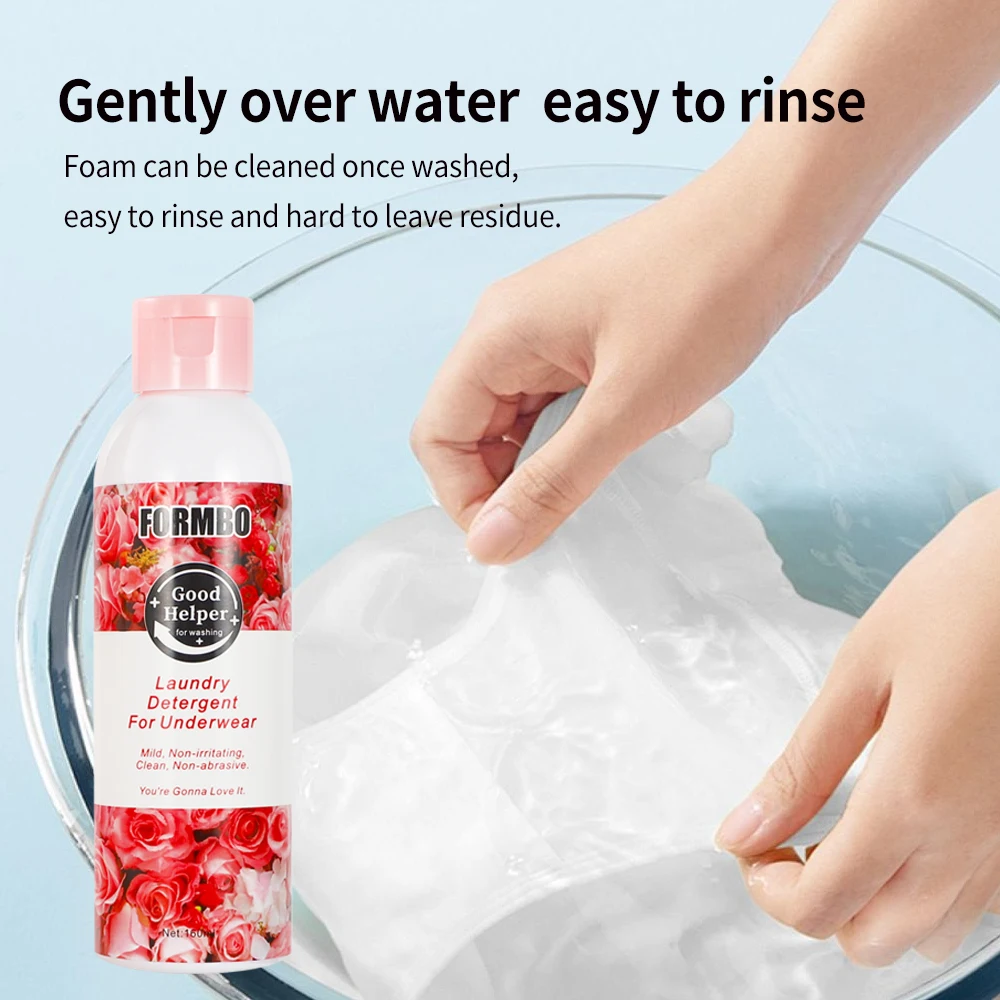 Hot selling Underwear Laundry Detergent Fresh flower perfume washing liquid detergent liquid OEM Fresh Scent Underwear Hand Wash