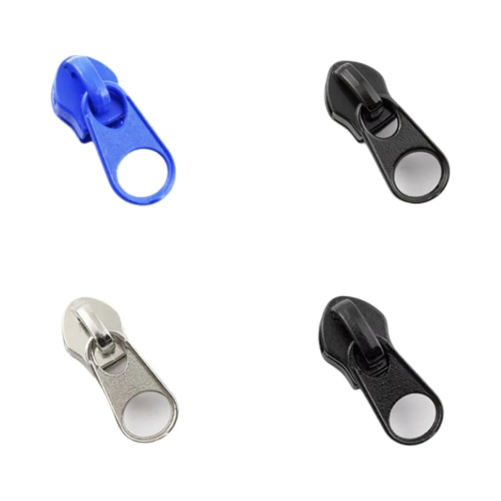 Factory Wholesale Nylon #5 zipper slider with Short pulller zip Sliders Fancy zipper pulls Marine Enclosures