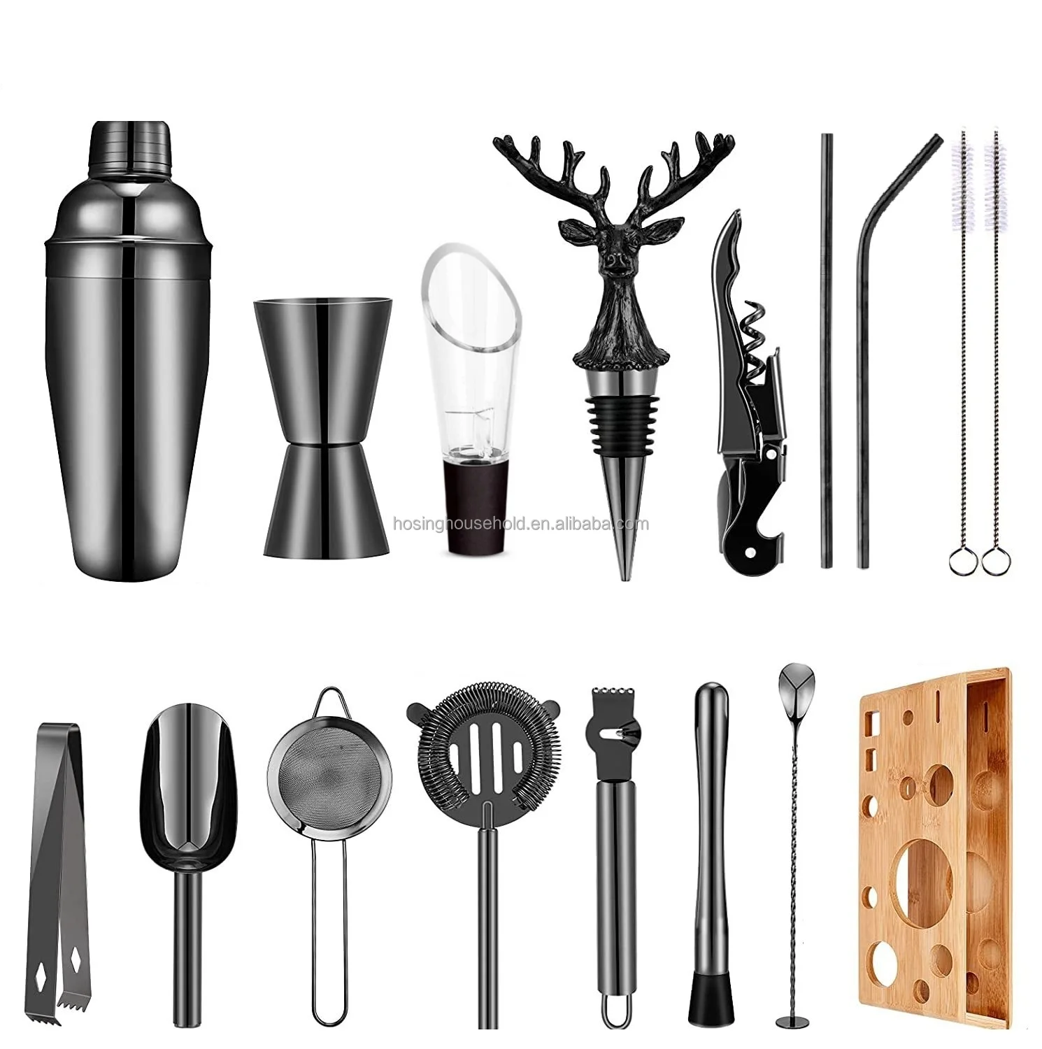 Factory Direct High Quality Innovative Product Cocktail Boston Shaker set Portable Bar Tool Accessories Bar Accessories