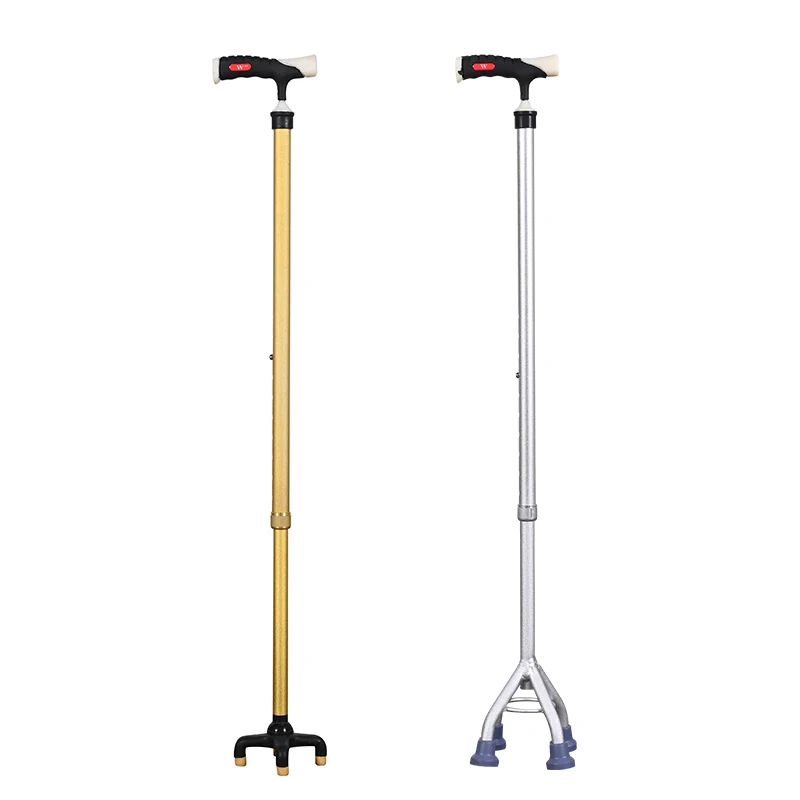 Four-legged Adjustable Medical Equipment for The Elderly Walking Crutches Disabled Walkers Walking Sticks Walking Assistant