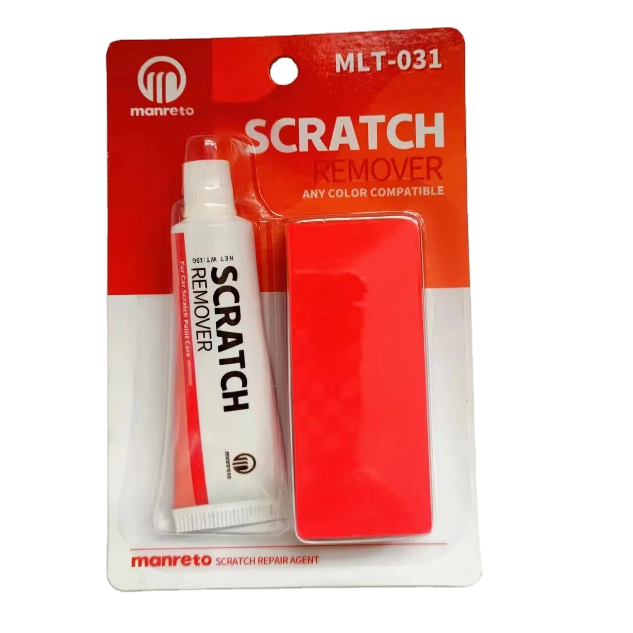 car scratch remover repair paint car body compound polish wax car scratch repair paste with sponge applicator