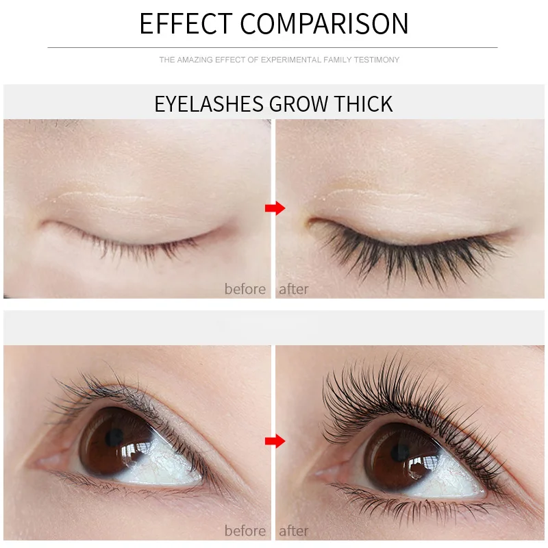 OEM/ODM Eyelash Growth Serum 100% Organic Private Label Fast Eyelashes Growth Liquid Oil For Lash Extensions Treatments