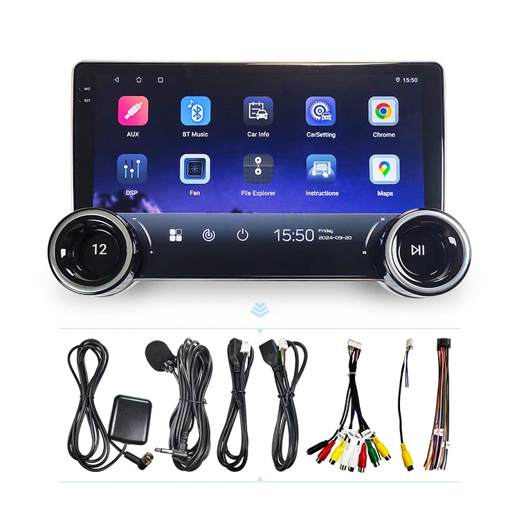 10 1 дюймов Android Diamond Carplay incell QLED экран GPS Радио двойные ручки с функцией реверсирования помощи Автомобильный плеер