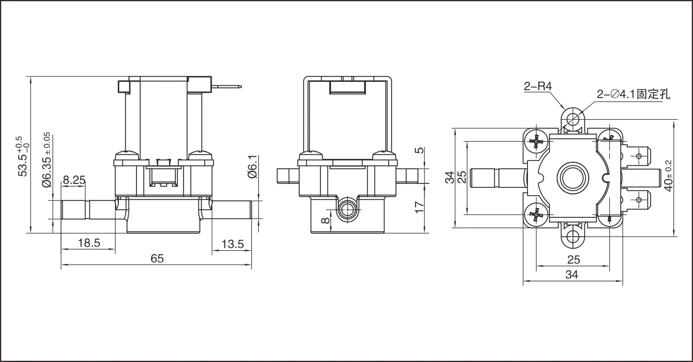 Fuxin good quality smart toilet flushing reduce pressure valve 12v  automatic water control regulator