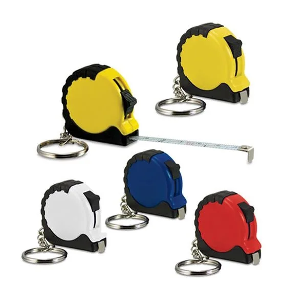 Custom LOGO 1M Measuring Tape Key Chains Promotional Keychain Multifunctional Tool Mini Grip Tape Measure