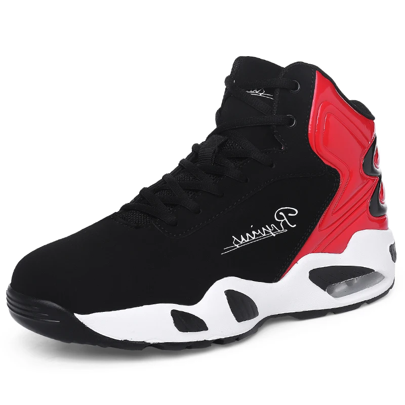 
Air outsole mens basketball shoes high top sport shoes for boy and girl 