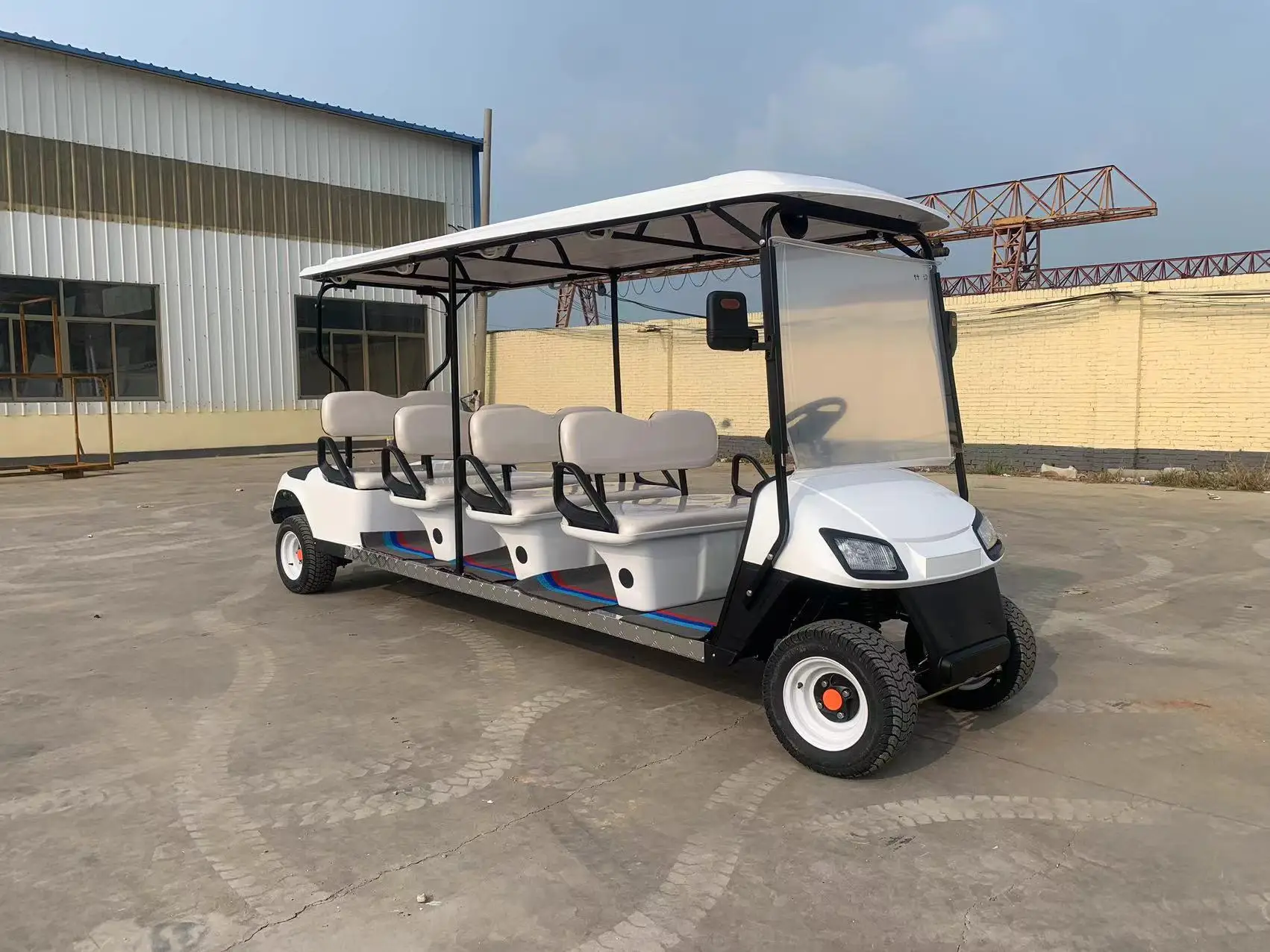 Made in china electric lithium golf cart battery golf cart trailers 6 seat golf cart with aluminum frame