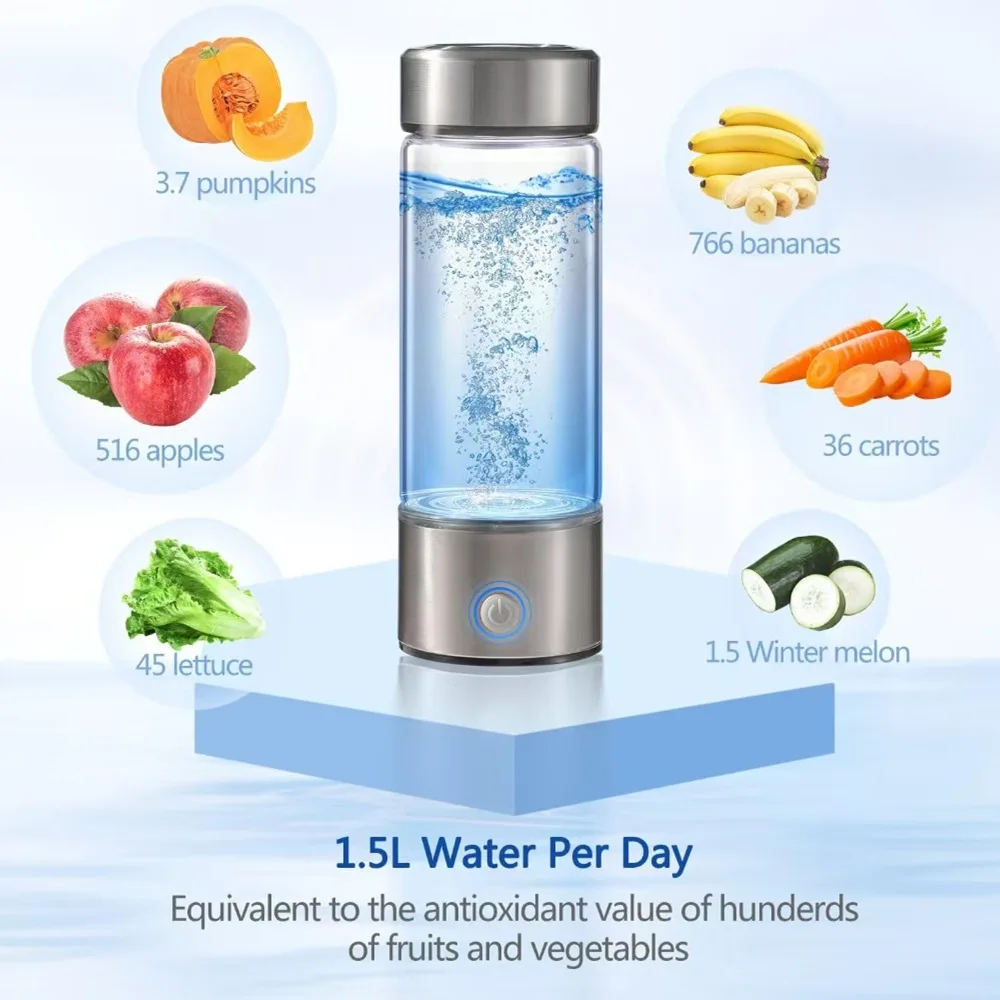 Wholesale 2024 Hydrogen Water Generators New Technology Hydrogen-Rich Ionizer Cup Smart Drinkware for Electrolysis Water